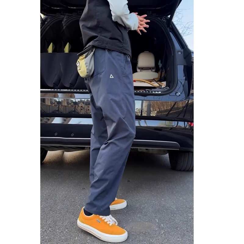 Functional Small Triangle White Label Tapered Casual Pants for Men and Women, Spring & Fall American Soft Shell Workwear Assault Long Pants