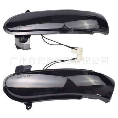 Suitable for Mercedes-Benz SLK-Class R171 W171 SL R230 W230 rearview mirror indicator turn signal running light (Dönmə işıqları) - l-bz-11-blackened-model-flowing-water