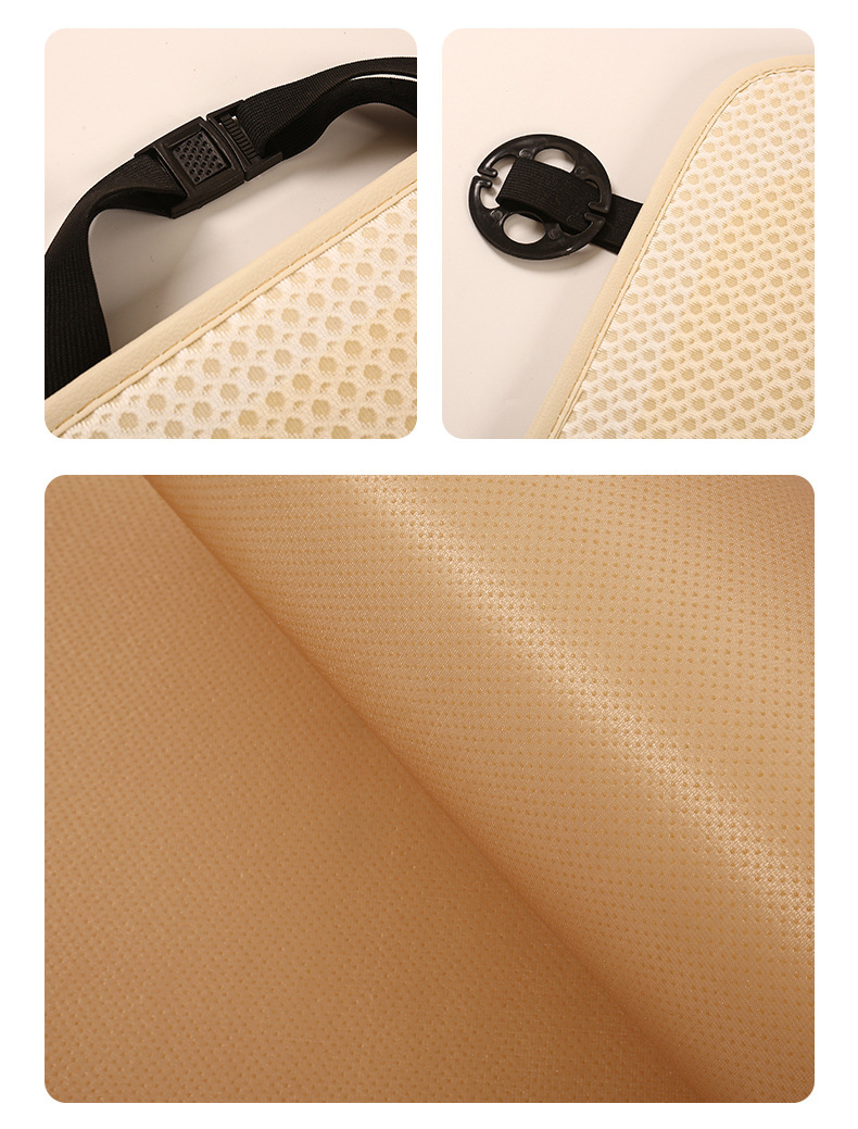 Kapibala Car Seat Cushion, Universal for All Seasons, Cute Half-Pack Seat Cushion Cover, Women's Rear Seat Cover, Single-Piece Seat Cover