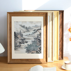 裝裱掛牆相框美式畫框50*75拼圖16油畫外框字畫展示框4開8kA4