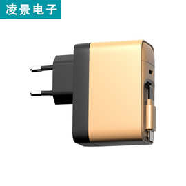 欧规40W手机C口带伸缩线快充充电器手机耳机源头工厂支持OEM/ODM