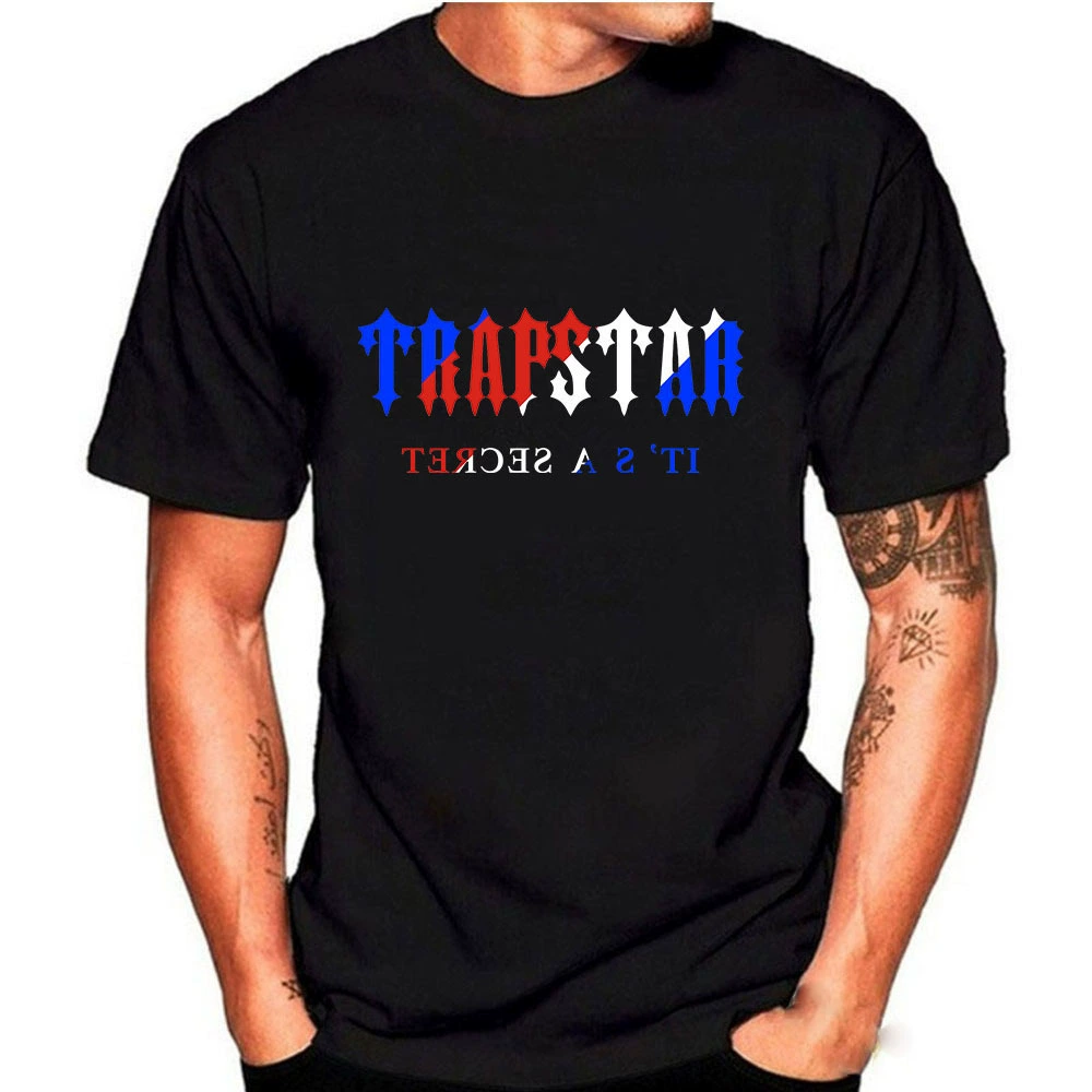 Летняя новая модная брендовая футболка с логотипом для трансграничного экспорта, хлопковая, с коротким рукавом, мужская повседневная свободная футболка, унисекс с коротким рукавом