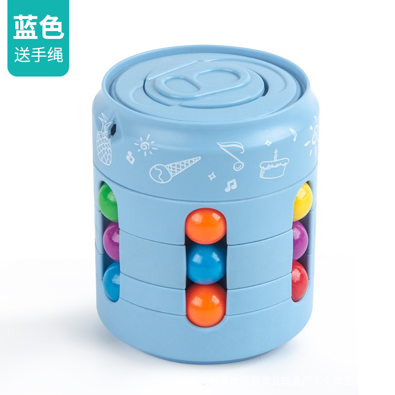 Hamburgo Rubik frijoles descompresivos de punta de dedo giroscopio bolas giratorias para niños puzzle creativo juguetes al por mayor transfronterizos