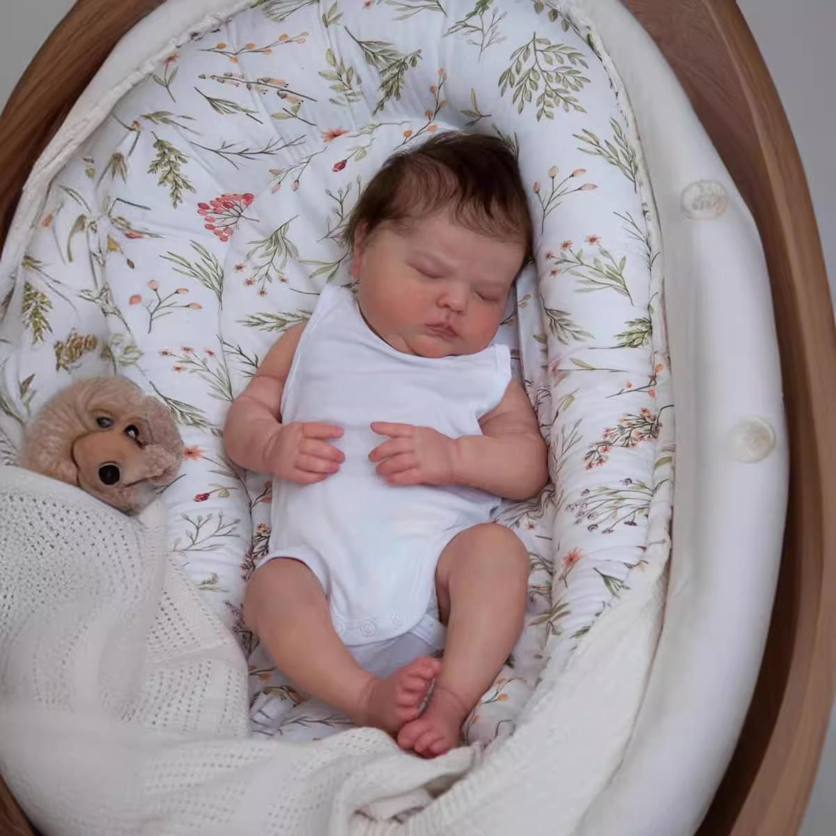 19 pulgadas Tessa Dormido simulación bebé renacido muñeca transfronteriza e-commerce nicho suministro de una sola pieza de entrega