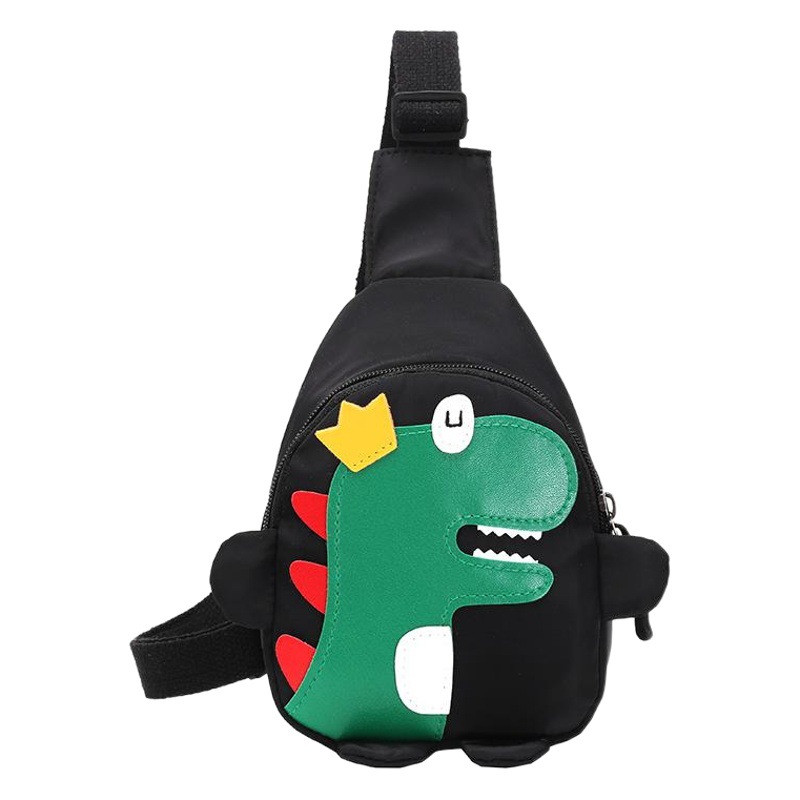 Bolso para niños bandolera para niños hermoso bolso de pecho de dinosaurio estilo coreano pequeño bolso cruzado lindo bebé mochila de viaje al aire libre moda