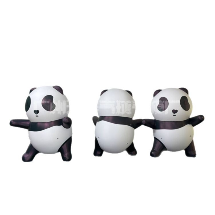 Fabricante inflable personalizado al aire libre hermoso Chen decoración inflable de dibujos animados inflable inflable trepador de pared panda inflable