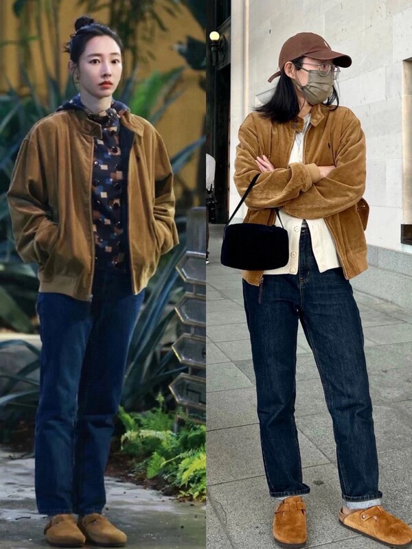 RL拉夫老钱风灯芯绒外套小马标刺绣复古男女同款宽松夹克复古风|undefined