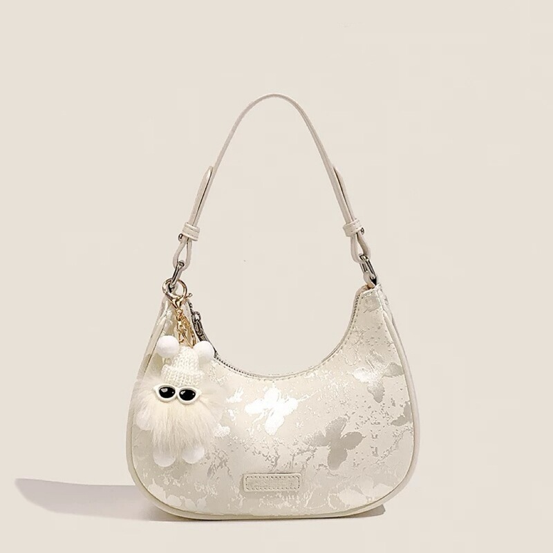 Trendy Women's Bag Original Design Crescent Bag 2026 New High-End Niche Commuter Underarm Bag Single Shoulder Crossbody Bag