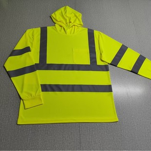 Reflective Clothing T-Shirt Traffic Construction Site Engineering Construction Fluorescent Long-Sleeved t Cycling Outdoor Safety Clothing