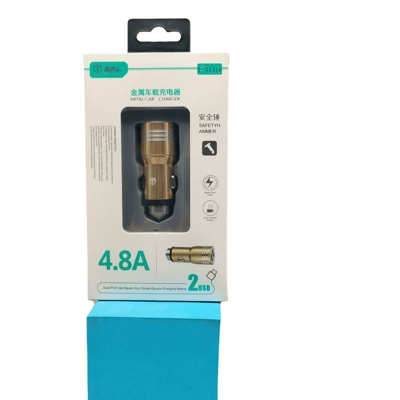 metal car mobile phone charger: Mobil şarj cihazları