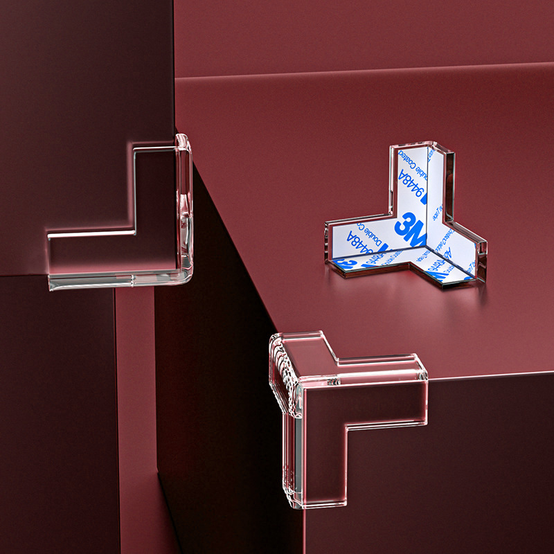 Children's table corner protector glass coffee table edge protection cover corner guard anti-collision baby anti-collision sticker T-shaped protective cover