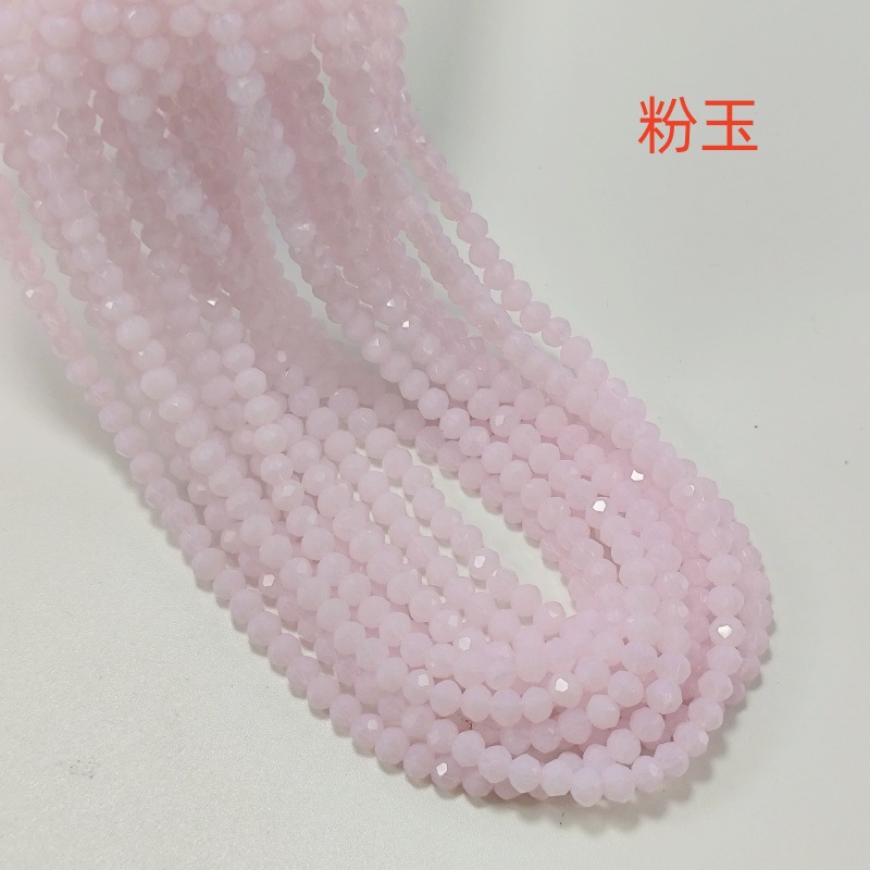 Cuentas planas transfronterizas Cuentas de vidrio Jingjing Cuentas sueltas de bricolaje hechas a mano Accesorios de ropa Cadena de teléfonos móviles Accesorios de joyería al por mayor