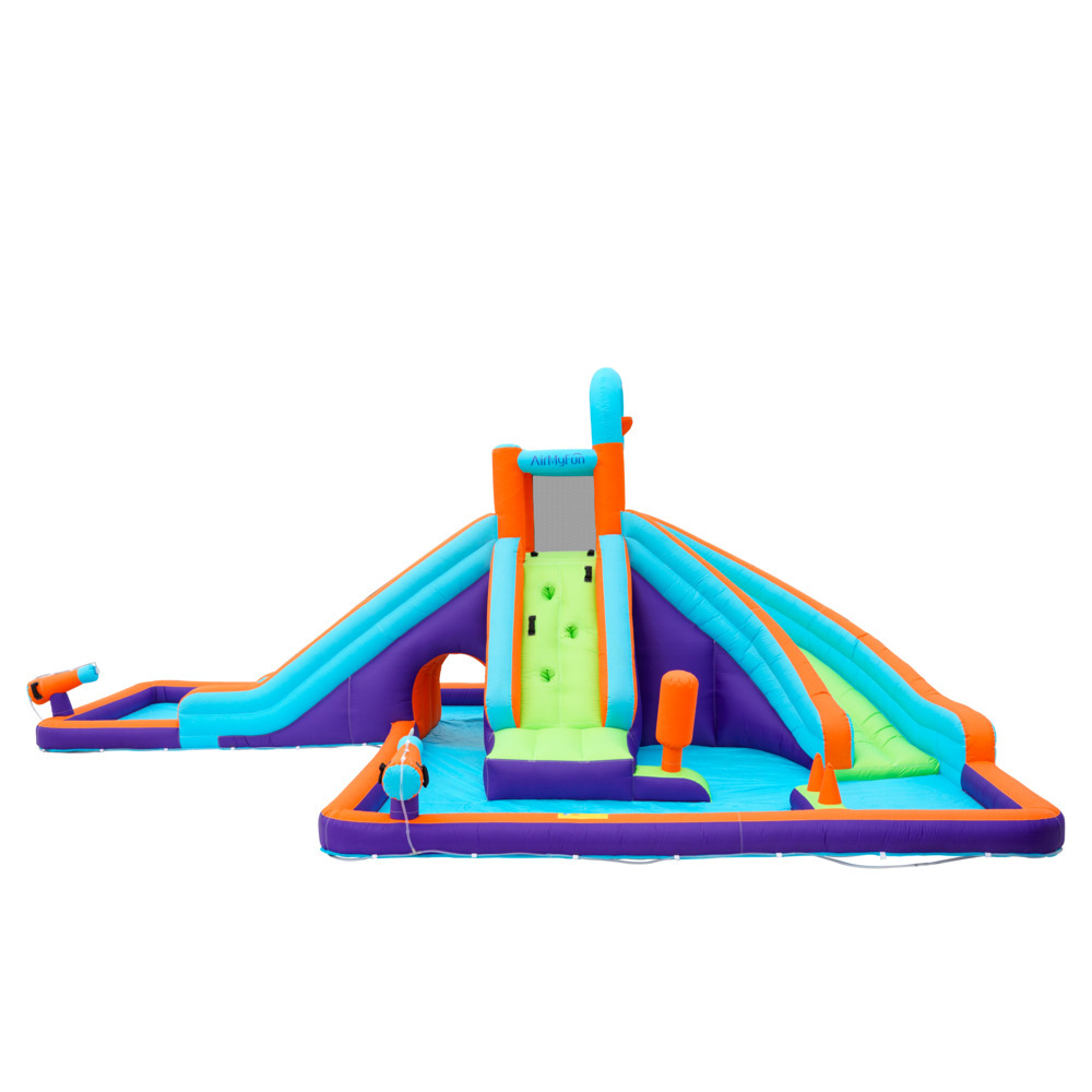 AMF castillo inflable para niños cama de salto inflable para interiores y exteriores castillo para niños castillo inflable para el hogar tobogán