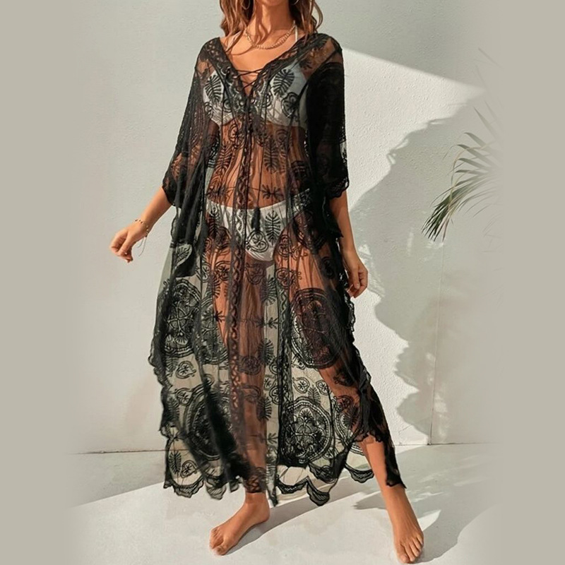 Womenu0027S Sexy Solid Color Polyester Cover Ups