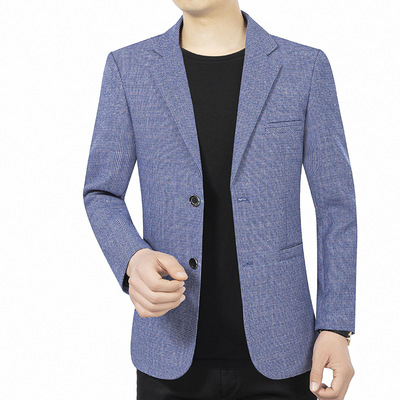 2021 spring and autumn new pattern handsome Middle-aged and young man business affairs leisure time suit Self cultivation Korean Edition coat man 's suit jacket