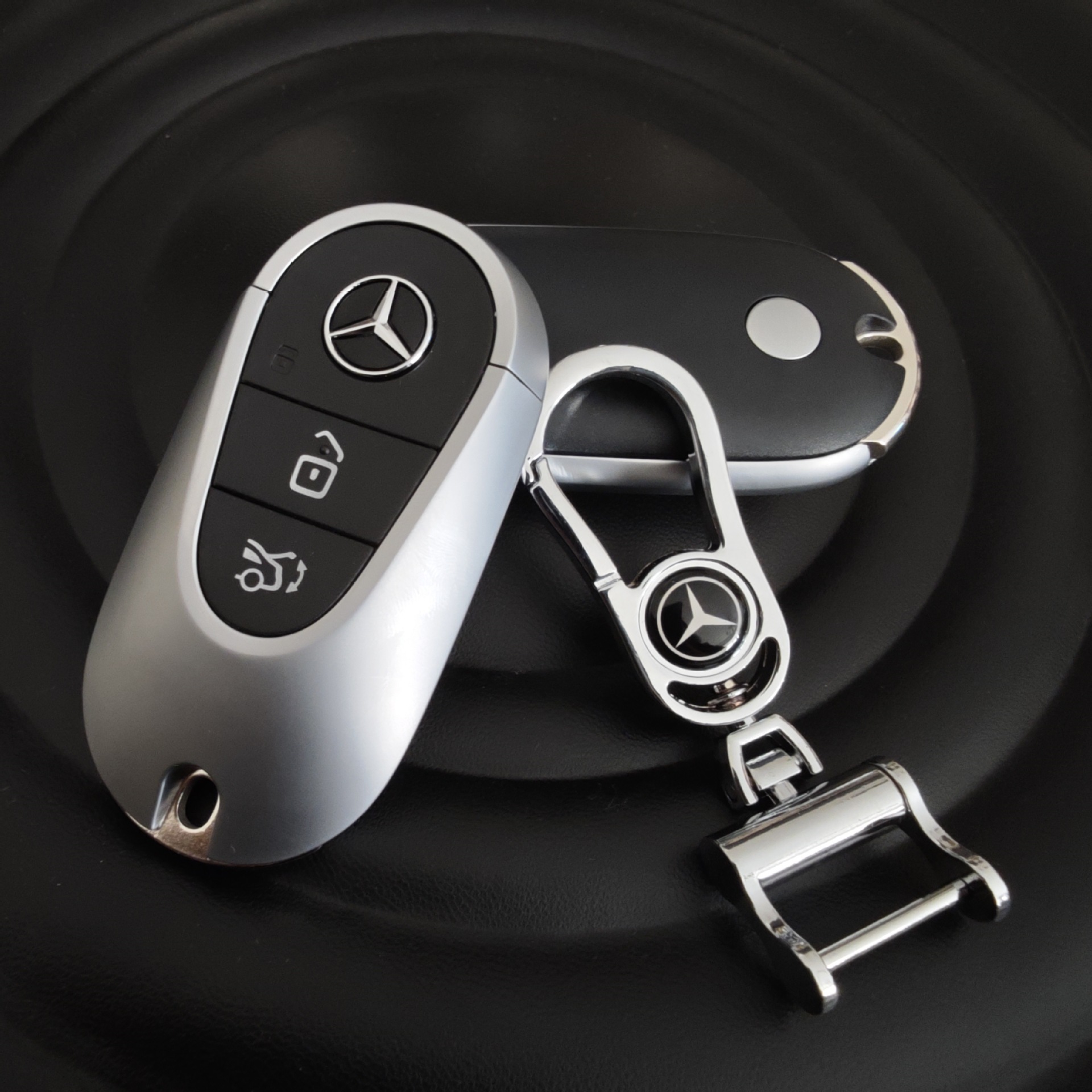 최신 Mercedes-Benz C-Class 반투명 키 버클(회로 기판 톱니 포함)