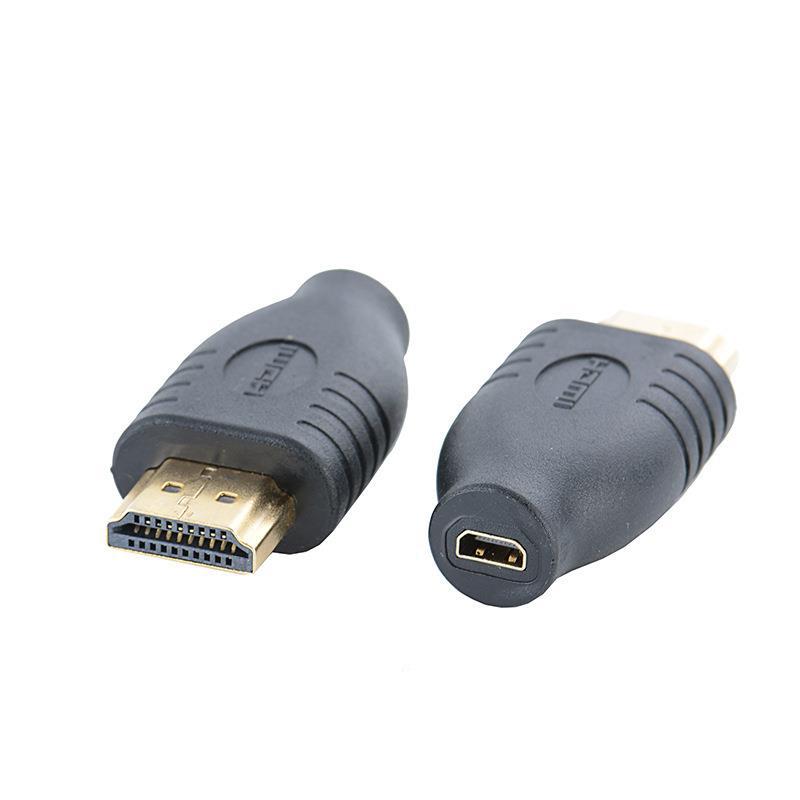 hdmi A公转D母微型hdmi母1.4版高清视频传输Micro D型母头转接头