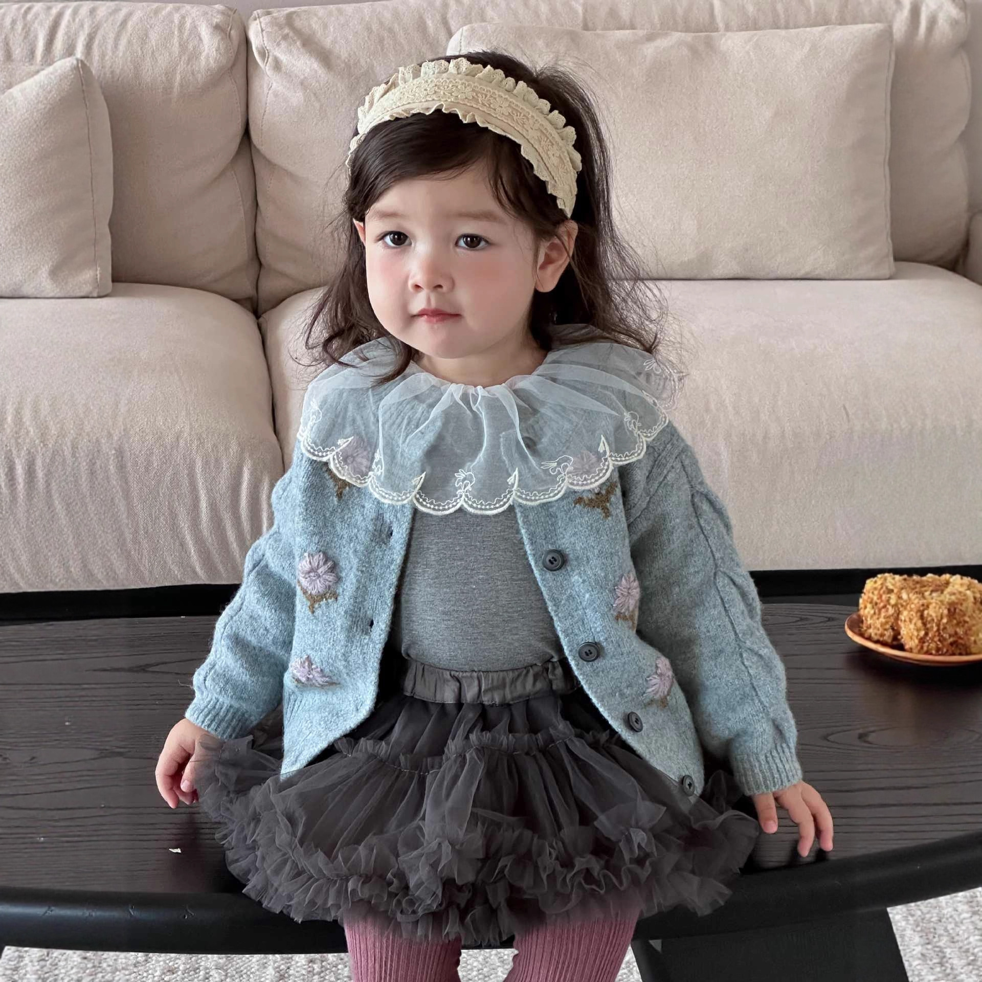 儿童秋季长袖毛衣外套韩版童装宝宝秋装衣服女童打底套装批发定制