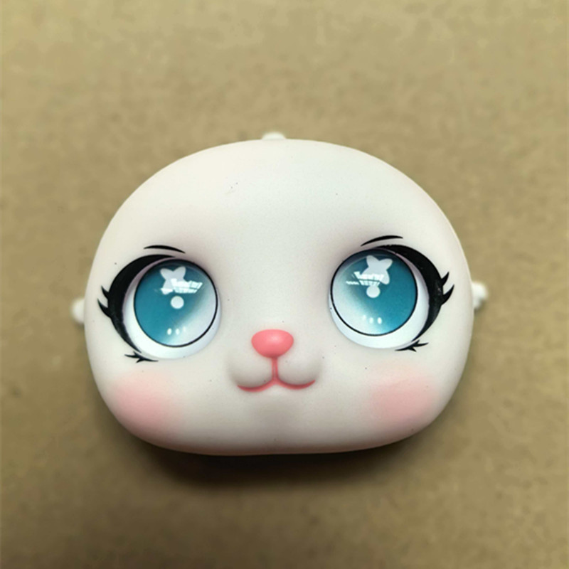 Nuevo tipo de muñeca de peluche encantadora cara accesorios de manos y pies Lila cuero cara accesorios de muñeca caja ciega muñeca mano de muñeca image 11
