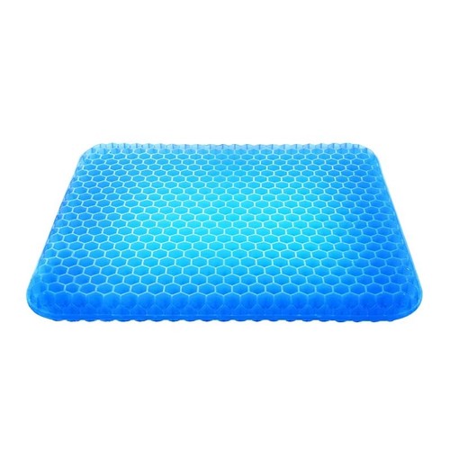 Summer honeycomb gel seat cushion office long sit ice pad breathable fart pad car plus seat cushion silicone chair pad