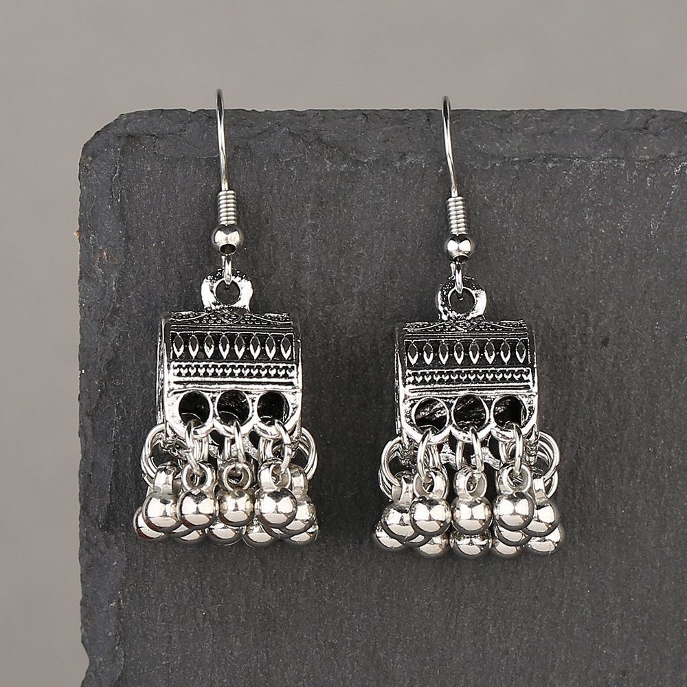 Women'S Gender Wholesale Jewelry 1 Pair Ethnic Style Bell Alloy Ear Hook