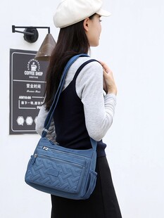(Cross-border trading), capacious nylon universal shoulder bag, one-shoulder bag, with embroidery