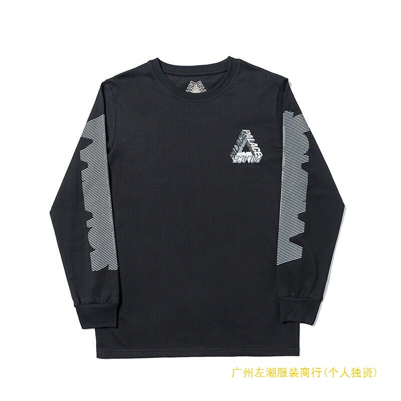 European and American Trendy Brand Palace Triangle Print High-Quality Men's and Women's Casual Long-Sleeved Sweatshirts