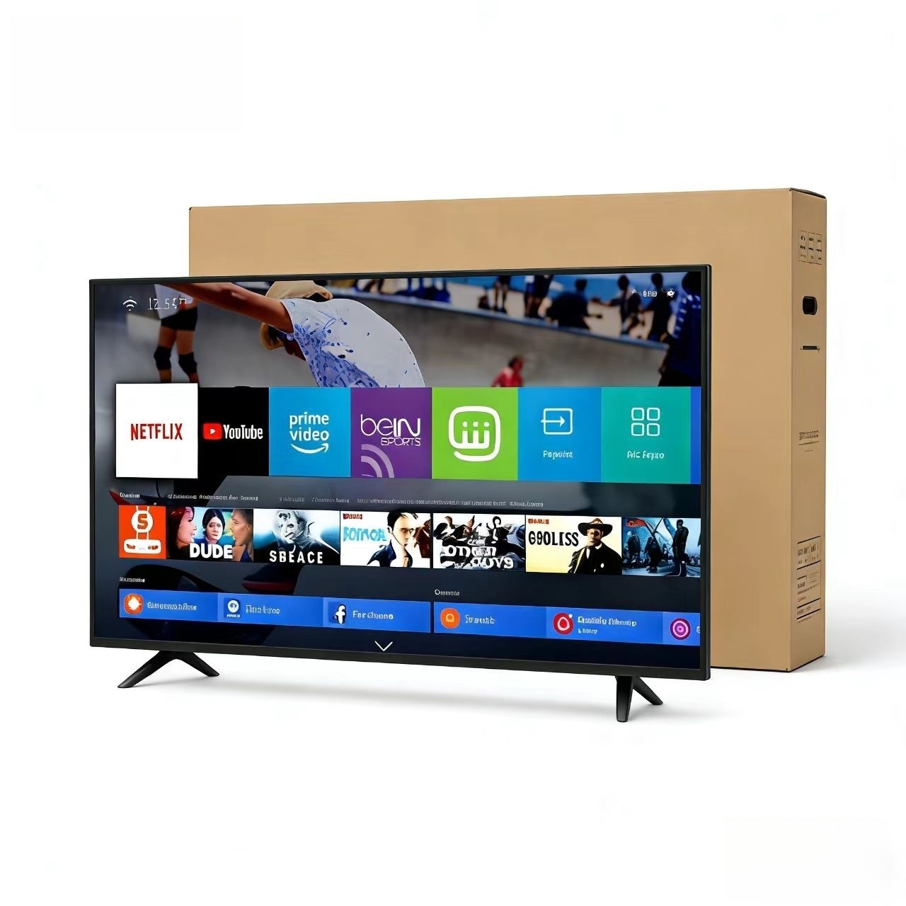 Smart Tv 50-Inch 55-Inch 65-Inch 70inch 75inch Smart Television Foreign Trade Cross-Border Television Lcd Tv