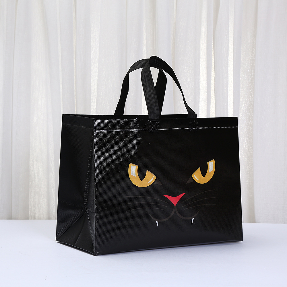 Bolsas de regalo impresas, bolsas de compras estereoscópicas, bolsas de regalo, bolsas de Halloween, bolsas de embalaje no tejidas