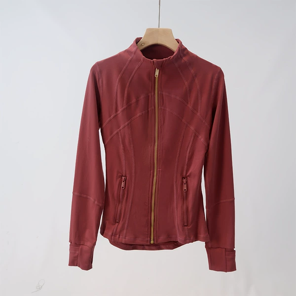 Burgundy jacket