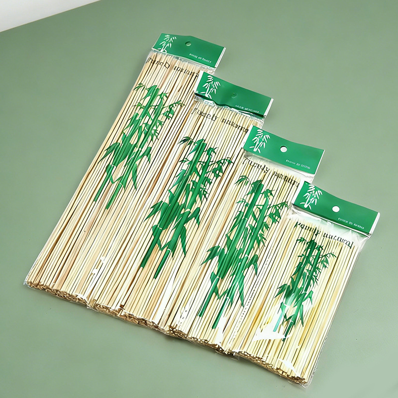 Manufacturer Wholesale Disposable Skewers for Barbecue, Fruit Skewers, Spicy Hot Pot Skewers, Hot Dogs, Oden, Grilled Meat Bamboo Skewers