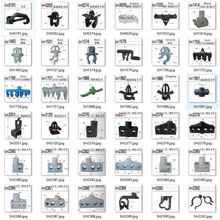 通用汽车塑料卡子 线束固定夹卡扣 孔限位卡扣 油管线束捆绑卡子