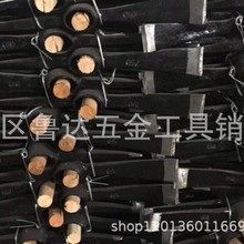 农用工具镐头 一头尖一头扁锻打耐磨洋镐 十字镐头锄头