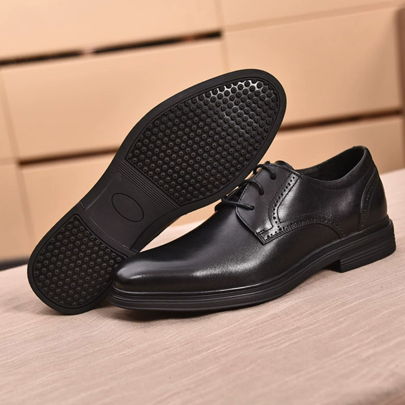 Footwear, men's autumn breathable classic suit jacket English style, wedding shoes for leisure for leather shoes, genuine leather, cowhide