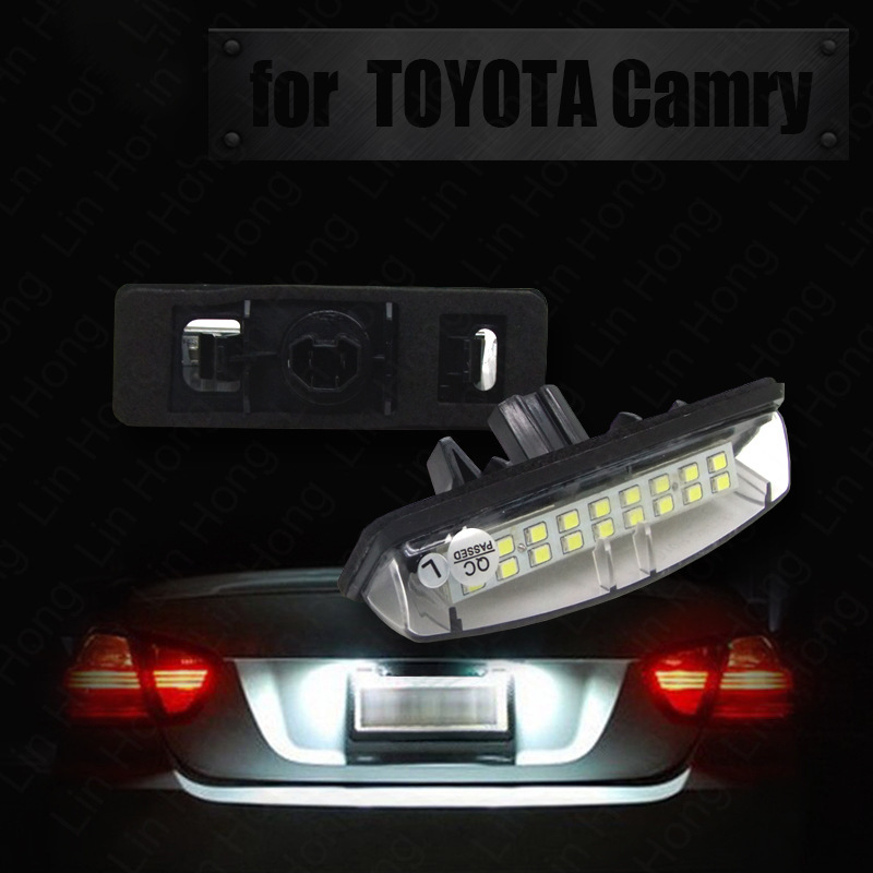 Suitable for Toyota license plate light Camry Camry Prius Lexus IS RX LS LED license plate light