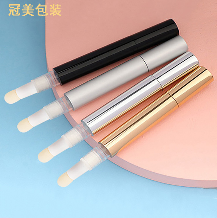 Aluminum 3ml Air Cushion Sponge Head BB Frost Bottle Rotating Pen Air Cushion Packing Material Cosmetic Packing Material Spot Cosmetic Packing Material