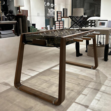 bvm透明钢化玻璃桌上足球桌别墅大平层高端足球台标准型