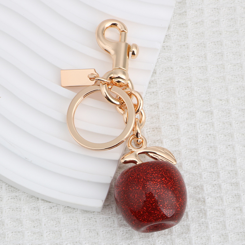 56g Weight Bag Charms Bag Accessories Type 1 Piece Quantity Holiday, Daily Occasion Resin Material Fruit Pattern Simple Style Style 1 Piece Resin Fruit Bag Charms 3