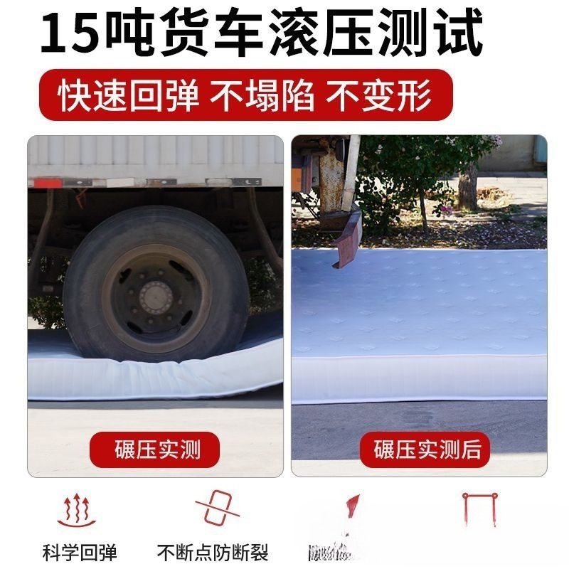 席梦思弹簧床垫1.8米加硬乳胶椰棕 1.5m家用卧室厚20cm耐脏出租房|undefined