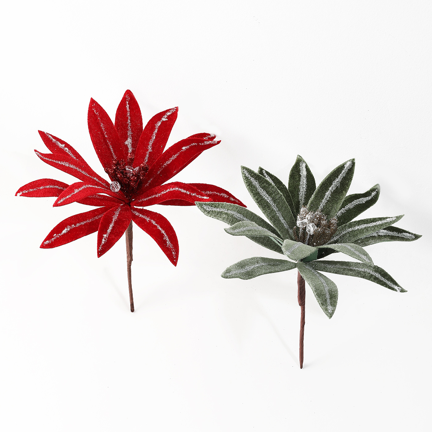 Nuevas flores de Navidad de flores secas de estilo europeo decoración de flores eternas decoración de árbol de Navidad