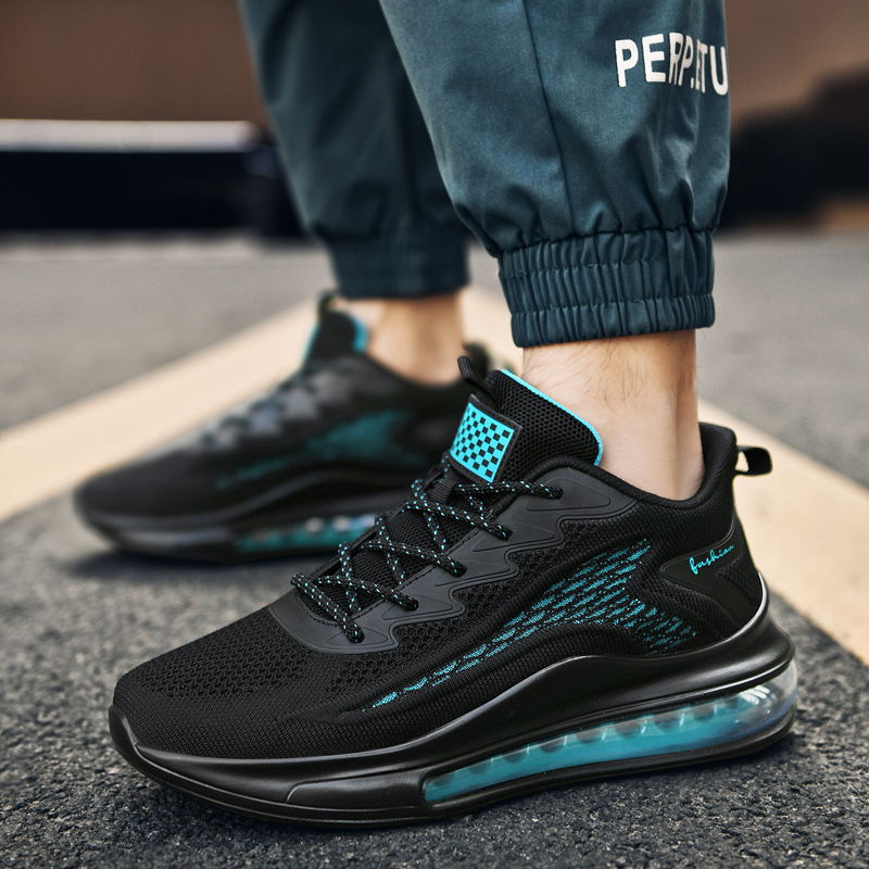 Air Cushion Men's Shoes 2025 Spring New Sports Casual Shoes Fashion Trend 48 Running Shoes Cross-Border Processing 47 Large Size
