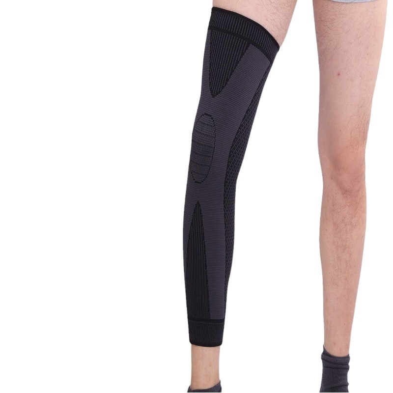 Rodilleras deportivas extendidas al por mayor para prevenir el frío, rodilleras térmicas de artemisa, correas antideslizantes para ciclismo, rodilleras para mantener a hombres y mujeres abrigados en invierno