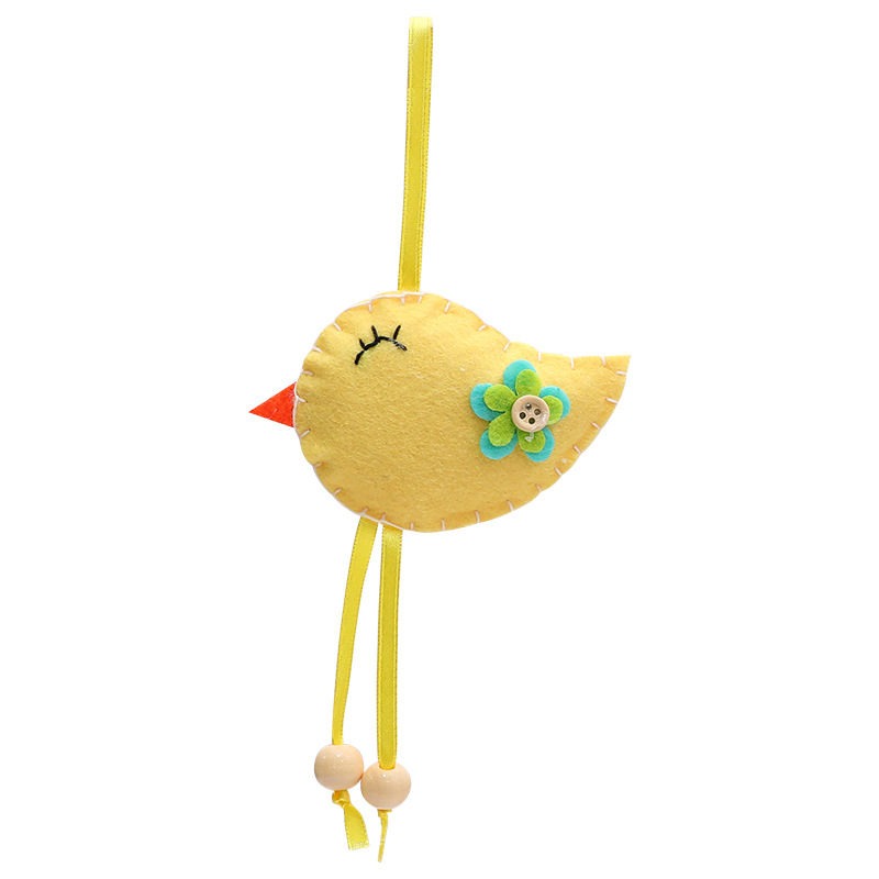 Amazon nuevo estilo creativo de pajaros de tela decoración de Pascua colgante decoración de Pascua al por mayor