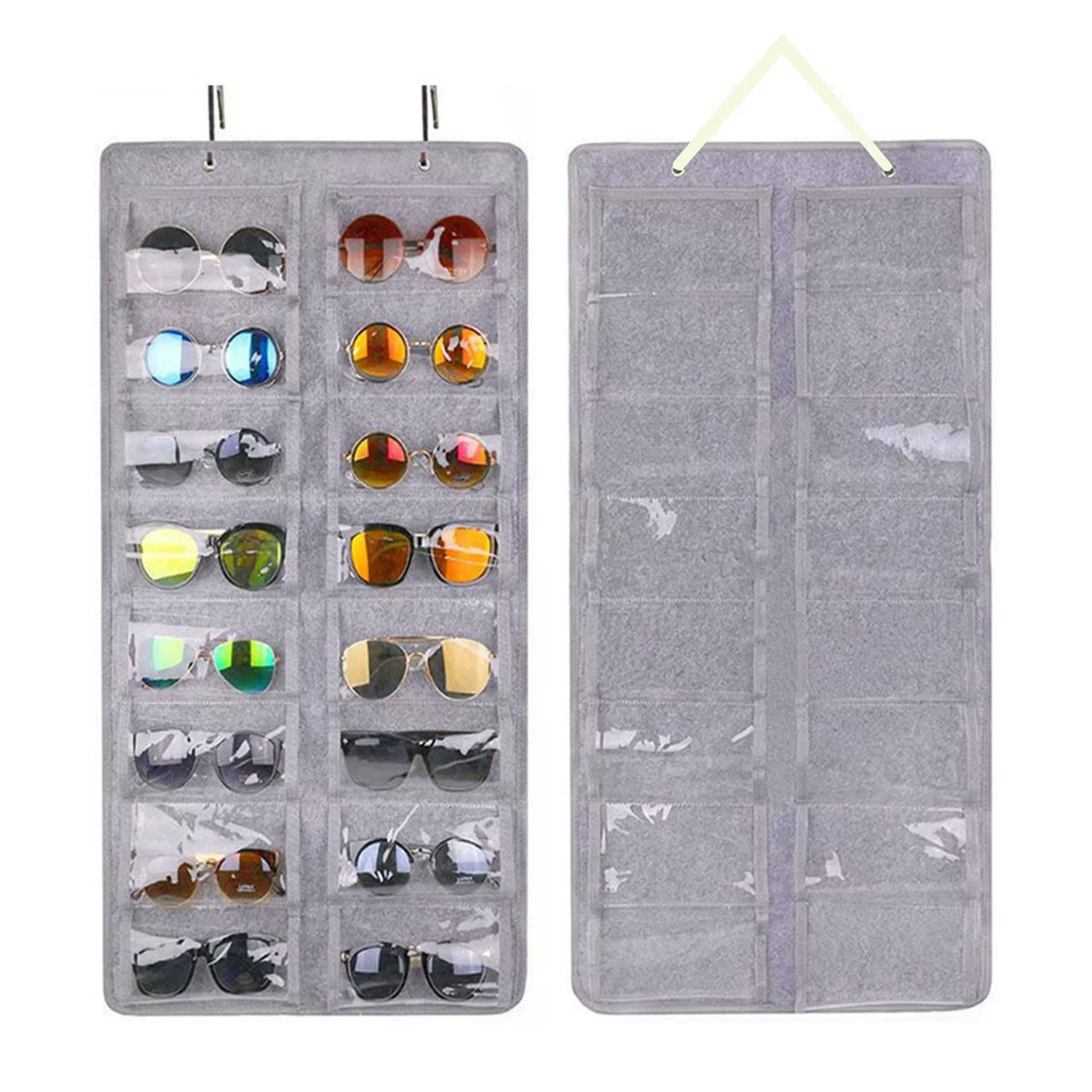 Amazon новый фетр очки подвесная сумка Настенные складные солнцезащитные очки солнцезащитные очки солнцезащитные очки солнцезащитные очки подвесная сумка