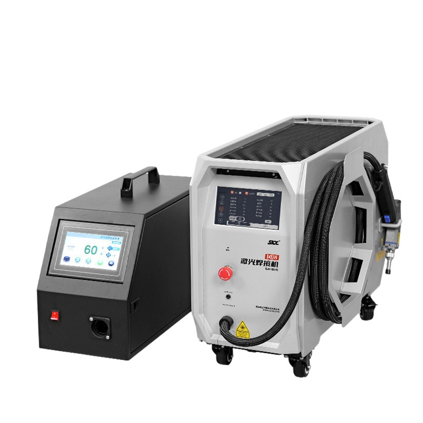 Máquina de soldadura por láser refrigerada por aire soldador pequeño acero inoxidable metal aleación de aluminio fibra máquina de soldadura láser portátil