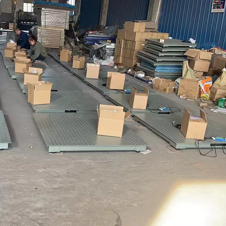 电子地磅秤1-5吨工厂吨桶称重电子地磅5T加厚电子称1.5*1.5m地磅