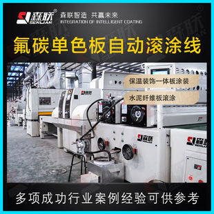 Sunlian Equipment Exterior Wall Fluorocarbon Monochrome Plate Automatic Roll Coating Production Line Equipment
