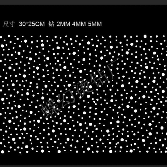 牛仔衣烫钻图案  针织 衫烫图烫钻 领口舞蹈服烫钻贴满天星烫钻图