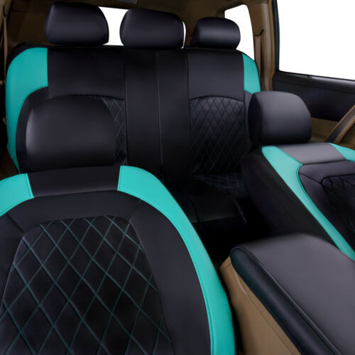 Cross-Border Foreign Trade Car Seat Covers, Single-Line Diamond Quilted Embroidery, Curved Leather, Pu Leather, Artificial Leather, Export to Europe and America
