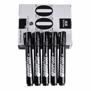 The True Color 301009 Whiteboard Pen Whiteboard Pen Erasable Office Supplies Large Capacity Black Single Head Easy to Erase Drawing Board Pen